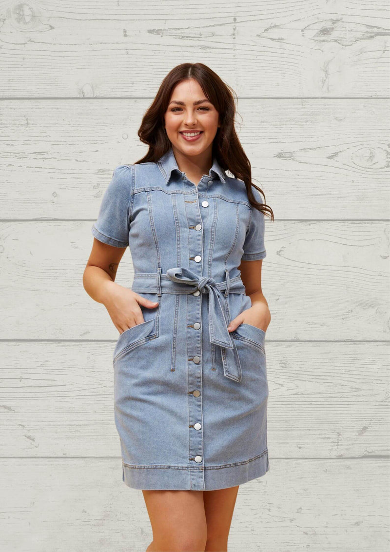 Details 209+ stretch denim dress latest