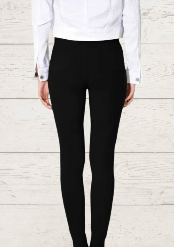 Super Comfort Stretch Skinny Jeans in Black by Wakee